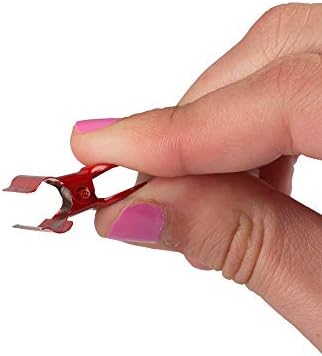 JAM PAPER Metal Bulldog Clips - Small - 22mm - Red - 25/Pack - Image 6