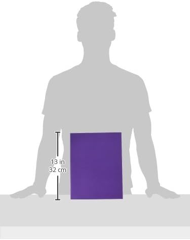 School Smart Extra Large 2-Pocket Folders, 9 x 12 Inches, Assorted Colors, Pack of 25 - Image 6
