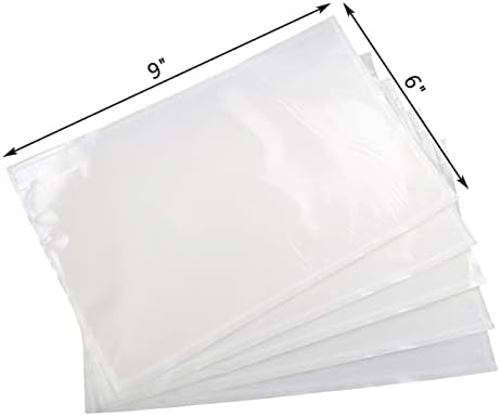 RyhamPaper Packing List Envelopes, Clear 6” x 9” Self Adhesive Shipping Labels Envelope Pouches (500 PCS) - Image 4
