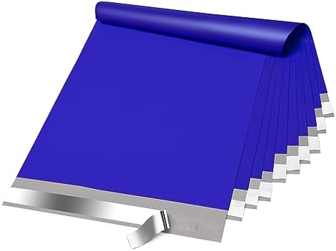 Fuxury Large Poly Mailers 14.5x19" 100Pcs,Shipping Bags for Clothing,Blue by Fuxury