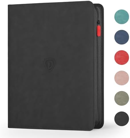Card Binder with 1024 Cards,16 Pocket Trading Card Binder Includes 32 Page Storage Sleeves,Collection Card Album,Card Holder to Organize and Protect Cards,Black by High-qualityCardBinder