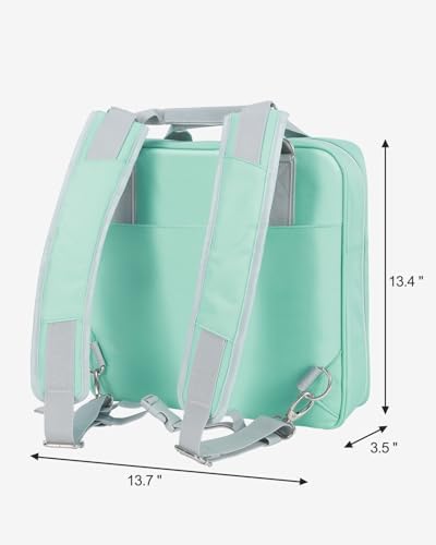 Realove 3 inch Zipper Binder 3 Ring with Pencil Pouch,Backpack Style - Image 4