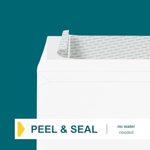 6x9 Booklet Envelopes - 250 Pack - Self Seal Mailing Envelopes - White Letter With Peel & Seal Closure - Open-Side - 28 Lb Paper - Plain for Business and Personal Use - Image 4
