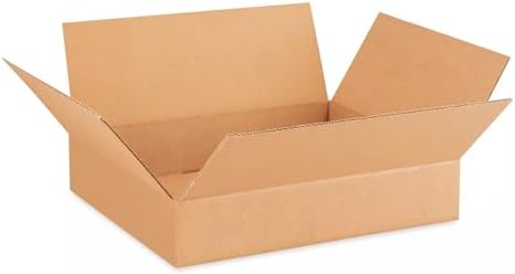 17” x 15” x 3.5” Cardboard Boxes – Pack of 25 Corrugated Shipping Boxes – Strong Kraft Mailing Boxes – ECT 44 Rated – Recyclable, Easy to Assemble by Unknown