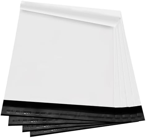 White Shipping Bags, Self-Seal Poly Mailers 10x13 Inch, 100 Pack by Unknown