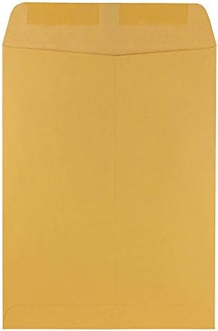 JAM PAPER 9 x 12 Open End Catalog Premium Envelopes - Brown Kraft Manila - 50/Pack - Image 2