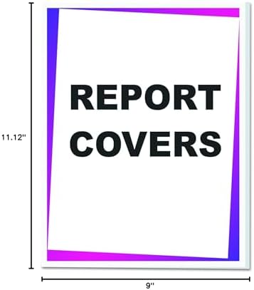 C-Line Vinyl Report Covers, Sliding Bar, 8.5 X 11, Clear/clear, 100/box - Image 5