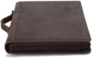Leather 3 Ring Portfolio for 8.5 x 14" Pad and 15" Laptop - Image 3