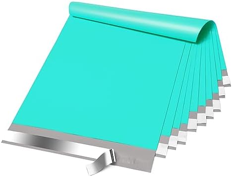 Fuxury Large Poly Mailers 14.5x19" 100Pcs,Shipping Bags for Clothing,Teal by Fuxury