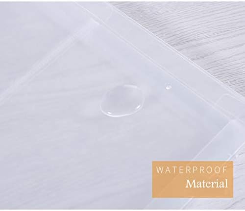 9x12 Clear Zip Plastic Envelopes File Document Paper Holder 12 Pack - Image 3