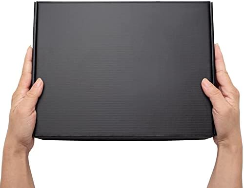 Timirog 12x9x4" Black Shipping Boxes 20 Pack Corrugated Cardboard Box - Image 7