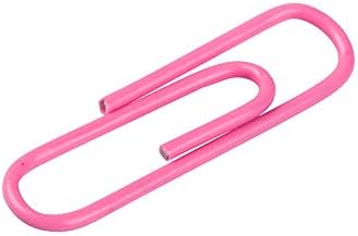 JAM PAPER Colorful Standard Paper Clips - Regular 1 Inch - Pink Paperclips - 100/Pack - Image 4