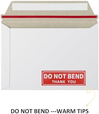 zmybcpack 100 Pack Rigid Mailer 6.5"x4.5", Self Seal Photo Document Mailers - Image 3