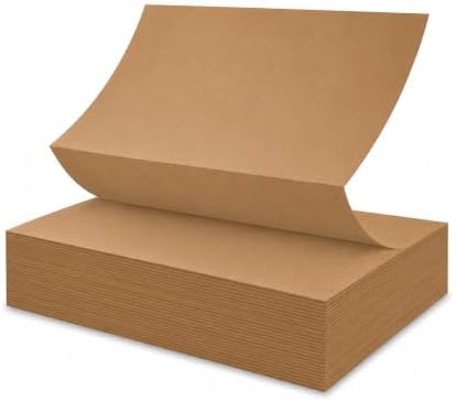 Elementree Brown Packing Paper Sheets for Moving & Shipping - 500 Count (458 Feet) - 14.5" x 11" Sheet Size - Sustainable Void Fill Packaging Made in the USA - Kraft Paper Thickness (00921) by Elementree
