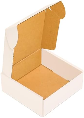 50 pack Small Shipping Box,5x5x2''Corrugated Mailer,YUNSY-BOX Cardboard Box by YUNSY-BOX