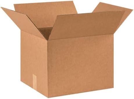 BOX USA Medium Boxes Holds 65lbs, 16x14x12 25-Pk for Shipping & Packing by BOXUSA