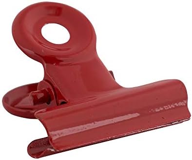 JAM PAPER Metal Bulldog Clips - Small - 22mm - Red - 25/Pack - Image 4