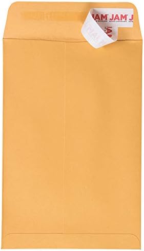 JAM PAPER 6 x 9 Open End Catalog Envelopes with Peel and Seal Closure - Brown Kraft Manila - Bulk 250/Box - Image 2