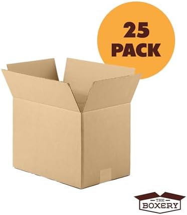 The Boxery 14"x10 1/2"x4" Corrugated Cardboard Boxes 25-Pack - Image 3