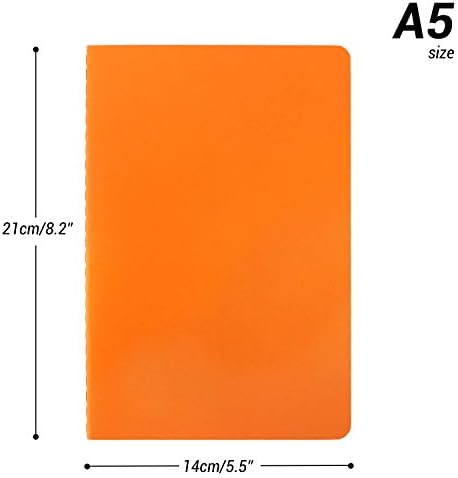 EUSOAR Subject Notebooks, A5 24 Packs 5.5" x 8.2" Soft Cover Lined Notebooks Journal, Drawing Notebook Notepad Sketchbook, Students Office Subject Diary Notebooks Journal 60 Lined Pages/30 Sheets - Image 2