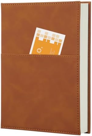 Comix Lined Journal Notebook for Work, 240 Pages, 5.5" x 8.3", Light Brown by Comix