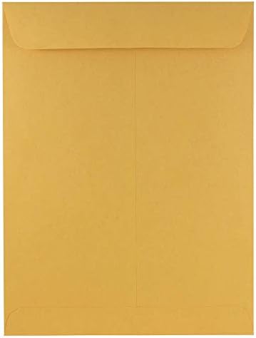 JAM PAPER 9 x 12 Open End Catalog Premium Envelopes - Brown Kraft Manila - 50/Pack by JAMPaper