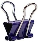 JAM PAPER Colorful Binder Clips - Extra Small - 3/5 Inch (15 mm) - Purple Binderclips - 30/Pack - Image 3