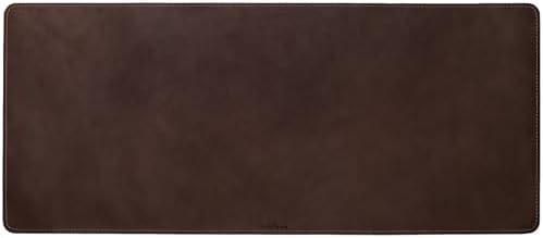 Full Grain Leather Desk Pad, Dark Brown, XL (35.4 x 15.7 inch) - Image 6