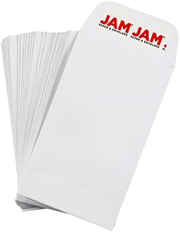 JAM PAPER #3 Coin Business Envelopes with Peel and Seal Closure - 2 1/2 x 4 1/4 - White - Bulk 250/Box - Image 5
