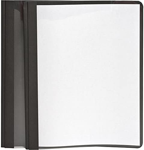 Oxford Clear Front Report Covers, Black, Letter Size, 25 per Box (55806EE) & Clear Front Report Covers, Assorted Colors, Letter Size, 25 per Box (55813EE) - Image 2