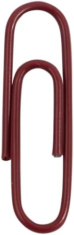 JAM PAPER Colorful Standard Paper Clips - Regular 1 Inch - Burgundy Maroon Paperclips - 100/Pack by JAMPaper