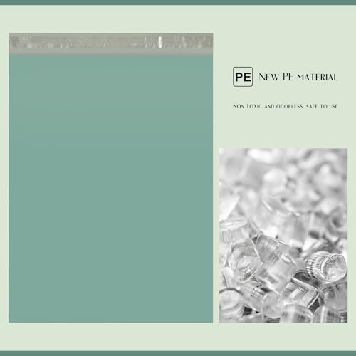 Metronic Poly Mailers 12X15.5 500Pack, Strong Adhesive Shipping Envelopes for Clothing, Waterproof Shipping Bags for Small Businesses, Flexible Mailers Poly Bags, Grayed Jade Green - Image 4