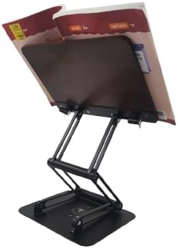 Foldable Book Stand for Reading – Adjustable Book Holder Height Up to 17.8″, Reading Stand with 13″ × 8.7″ Platform – Lightweight 3.3 lb Portability - Image 3