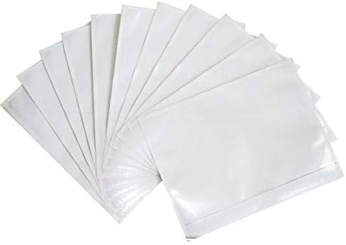 7.5" x 5.5" Clear Self-Adhesive Top Loading Packing List/Shipping Label Envelopes Pouches (800 Pack) by FungLam