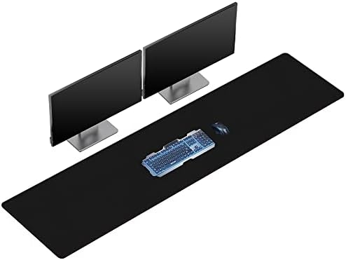 ZORESYN PU Leather Desk Mat 70.9 "x15.8 Black by ZORESYN