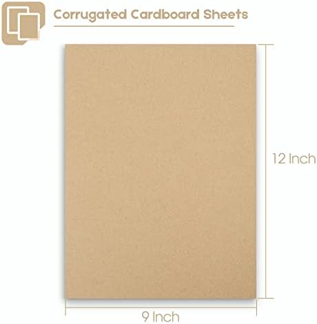 Golden State Art 10 Pack 9x12 Corrugated Cardboard Sheets 1/8" Flat Inserts - Image 3