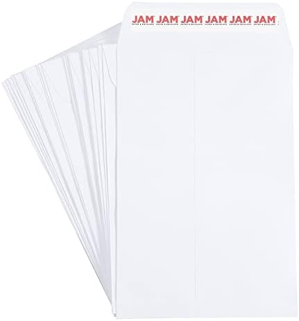 JAM PAPER 6 x 9 Open End Catalog Colored Envelopes with Peel & Seal Closure - White - 50/Pack - Image 5