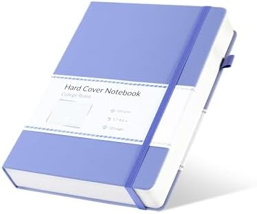 CAGIE Journal Notebook for Women Men Leather Journaling Diary Daily, Purple by CAGIE