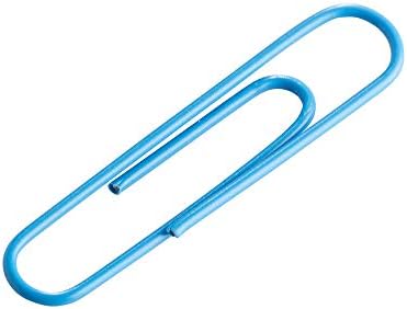 JAM PAPER Colorful Jumbo Paper Clips - Large 2 Inch - Baby Blue Paperclips - 75/Pack - Image 3
