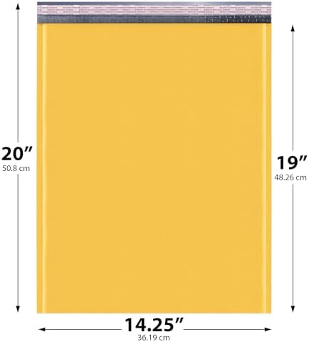 Kraft Bubble Mailers 14.25x20, Self Seal Padded Envelopes #7, 100 Pack - Image 2