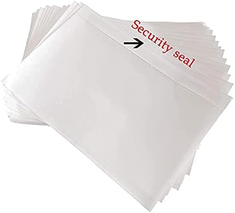 LabelMore 7.5" x 5.5" Clear Plastic Adhesive Packing List Mailing Shipping label Pouch Return Label Documents Keeps Paper Safe While Shipping (2000 Pack) - Image 4