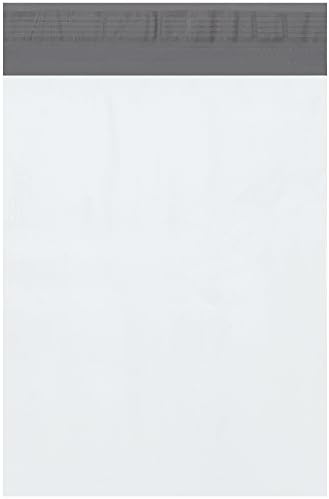 Tape Logic TLB874 Poly Mailer, 10" x 13", White (Pack of 500) - Image 2