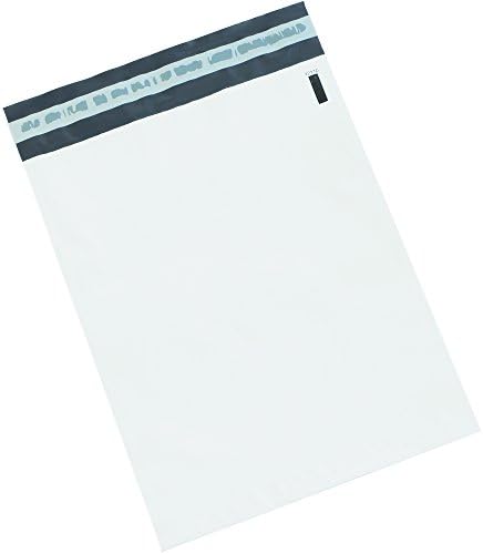 Tape Logic TLB874 Poly Mailer, 10" x 13", White (Pack of 500) by TapeLogic