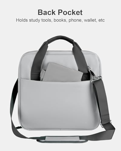 3 Inch Zipper Binder 3 Ring with Shoulder Strap & Multi-Pocket - Image 4