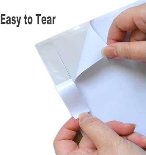 100 Pcs-4.5x5.5In Shipping Envelopes, Packing List Mailing Envelopes Clear Adhesive Shipping label sleeves Shipping Supplies for Small Businesses - Image 3
