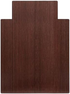 Anji Mountain 48" x 36" Bamboo Office Chair Mat for Carpet & Hardwood Floor - Image 2