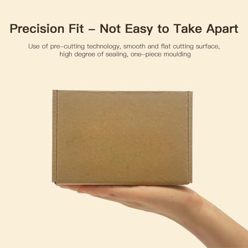 50 Pack 6x4x3 Inches Brown Corrugated Mailer Boxes -Corrugated Cardboard Mailing Boxes for Small Business Packaging and Gift Presentation - Image 6
