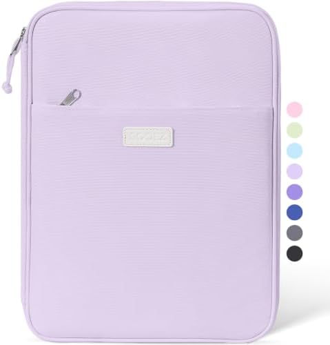 Sooez Zipper Binder Bag, 1 Inch Binders 3 Ring O-Ring, 5-Tab Divider Folder by Sooez