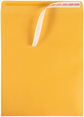 JAM PAPER 11 1/2 x 14 1/2 Open End Catalog Commercial Envelopes with Peel and Seal Closure - Brown Kraft Manila - Bulk 250/Box - Image 2