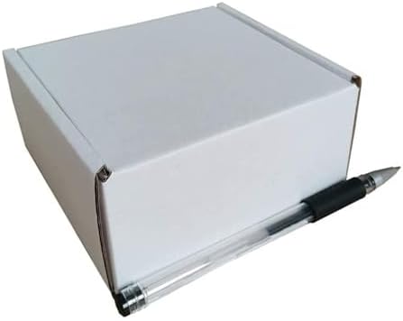 4x4x2'' (Inner Size) Corrugated Mailer, 25 Pack, Cardboard Small Shipping Boxes, Oyster White (CM442-25) - Image 6